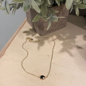 Kendra Scott necklace, black stone!